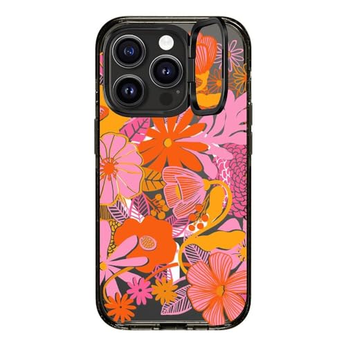 Coque avec anneau de support iPhone 15 Pro CASETiFY floral protection 2m