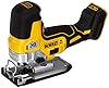 DeWalt DCS335N-XJ 18V XR Li-Ion Cordless Brushless Grip Jigsaw Body Only & DeWalt DT2166QZ Jigsaw Blades for Wood T-Shank HCS T144D