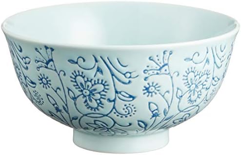 Nishida 120213 Japanese Tableware, Bowl, 6 Color Tambobo Pattern Rice Bowl (No. 4.5), Yellow, Home Restaurant, Commercial Tableware, Rice Bowl, Ochazule, Rice Bowl image 3