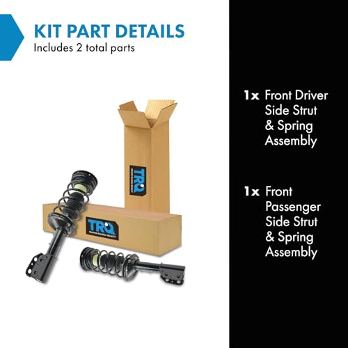 Image of TRQ Front Strut and Spring Assembly Set 2 Piece | For 2002-2007 Saturn Vue