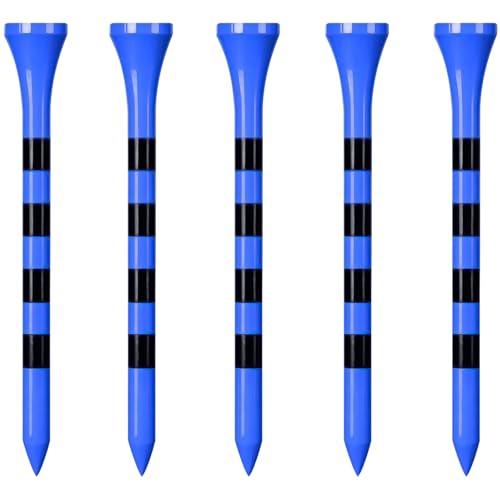 Zivisk Wooden Golf Tees 2-3/4" 100 Count 70mm Blue