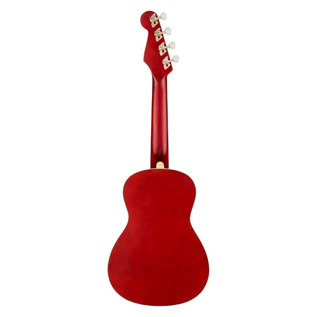 Fender Avalon Tenor ukulele, deska z orzecha włoskiego, kolor wiśniowy