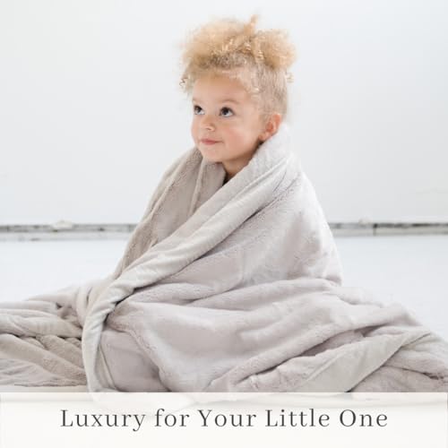 Image of Saranoni Receiving Blankets for Babies Super Soft Boutique Quality Lush Luxury Baby Blanket (Feather, Receiving Blanket 40" x 30")