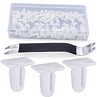 Clip Portiera Auto BMW - 50 Pezzi Ricambio Nylon Per E30 E36 E39 E46 Modelli