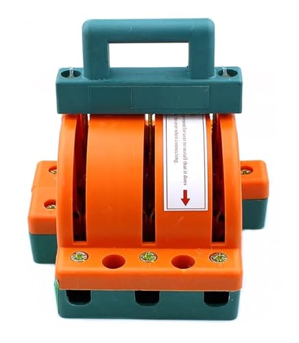 Two-Way Double-Switching Knife Switch 3P 32A 63A 100A 160A 225A Household Electrical Reverse Knife Switch 220V(3P 100A)