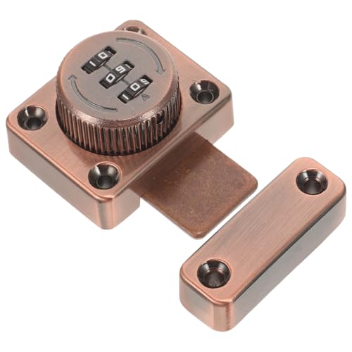 ledmomo キャビネットドアロック 桁機械式パスワード錠 ネジ取り付け式 防犯引き出し錠 ロッカー用プライバシー保護