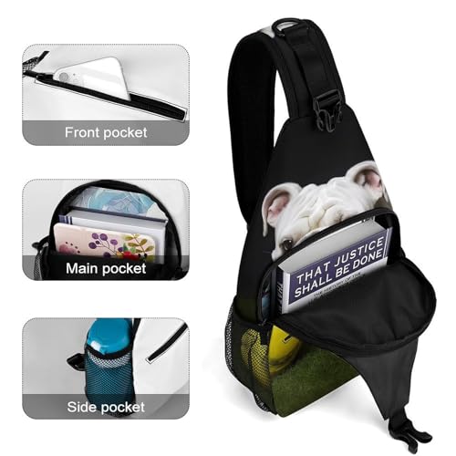 Mochila tipo sling deportiva para senderismo y uso casual miniatura 4