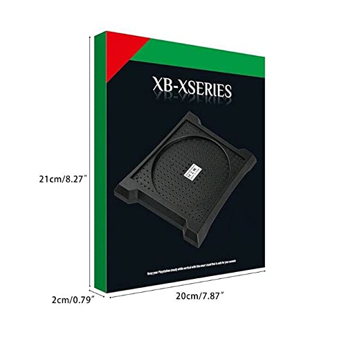 KlsyChry Vertical Cooling Stand for Xbox Series X Console, Base Vertical Xbox Series X Holder Stand -Black - Image 6