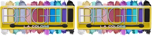 Image of L.A. COLORS Color Vibe Eyeshadow, CES790 Bright CES790TAG (Pack of 2)