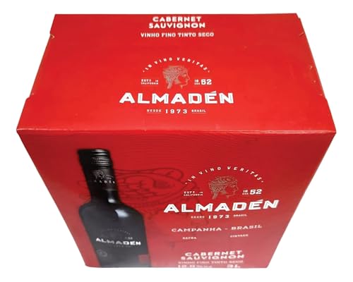 6L Vinho Fino Tinto Seco - Cabernet Sauvignon - 2 Box