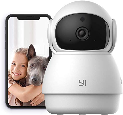 Câmera Segurança Ip YI Dome Guard 1080p com Cloud Service Wifi para seu Pet com Detecção de Moviment