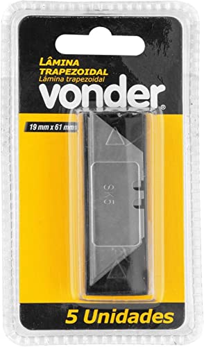 Lâmina Trapezoidal para Estilete 19,0x61,0 mm Vonder