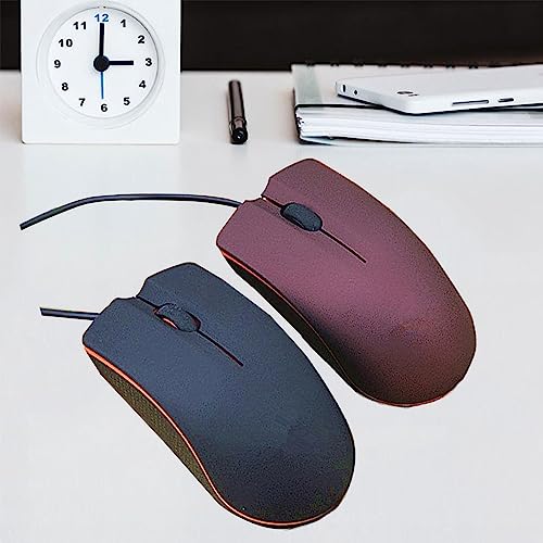 Image of CALANDIS Portable USB Wired Mouse 1000 DPI Office Gadget for Desktop Computer Purple | Mice, Trackballs & Touchpads | Keyboards, Mice & Pointers