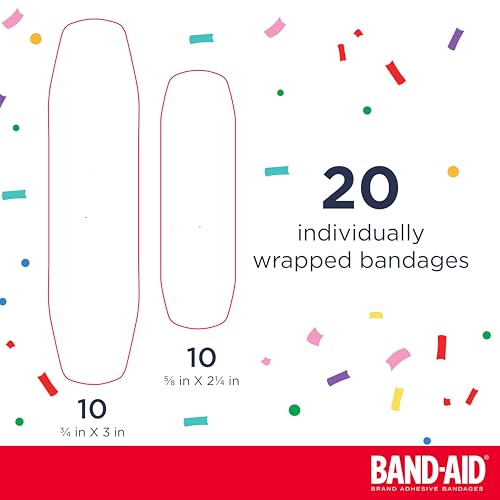 BAND-AID Brand Adhesive Bandages Assorted Sizes, 20 Count (Encanto)