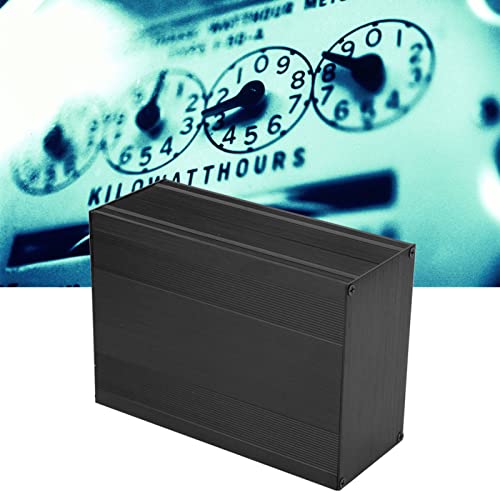 Boîtier en aluminium pour amplificateur et circuit imprimé noir mat - 2