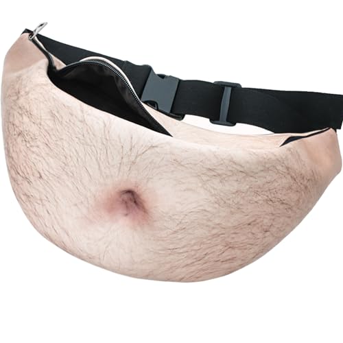 White Elephant Gifts for Adults, Belly Fanny Pack Gag Gifts Funny Adult Birthday Gifts for Men...