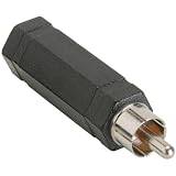  6.35 mm Mono Jack To RCA Plug Adapter