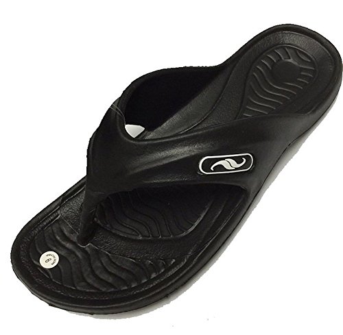 Gear One Men's Rubber Sandal Slipper Comfortable Shower Beach Shoe Slip On Flip Flop