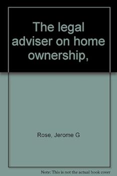 Mass Market Paperback The legal adviser on home ownership, Book