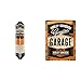 Nostalgic-Art 80313 Thermomètre analogique Harley-Davidson Garage – Cadeau pour les fans de moto, 6,5 x 28 cm & Nostalgic-Art Plaque vintage Harley-Davidson Garage –15 x 20 cm