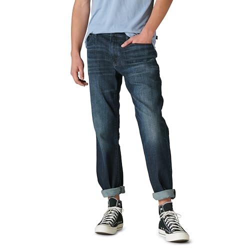 Jean 363 Vintage Lucky Brand à jambe droite pour homme style casual