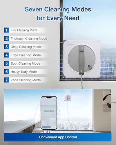 ECOVACS WINBOT W2S Window Cleaning Robot with TruEdge Cleaning - image 8