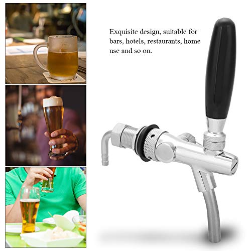 Verstelbare bierkraan, G5/8 verchroomd roestvrij staal, verstelbare biertoevoerkraan-kraan-staaftoevoegingen - Image 7