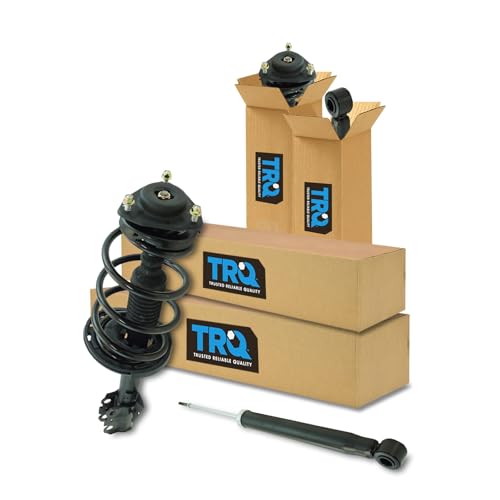 Image of TRQ Front and Rear Complete Strut Assembly & Shock Absorber Kit Complete Strut & Coil Spring Assembly Compatible with 2011-2014 Toyota Sienna