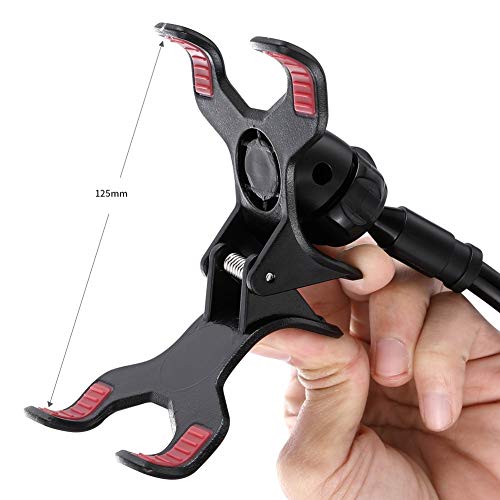 Soporte para teléfono móvil, Cuello de Cisne Universal para iPhone Smartphone (Black) - Imagen 5