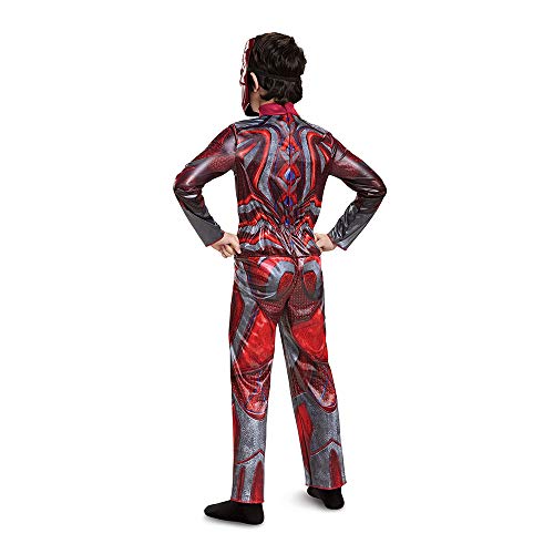 Disguise Red Power Rangers Costume For Kids. Official Licensed Power Ranger Classic Movie Red Ranger Suit With Mask For Boys & Girls #TOP1