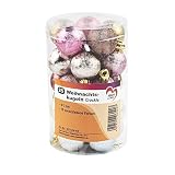 Ideen mit Herz Bolas de Navidad con aspecto craquelado (3 cm de diámetro, 25 unidades)