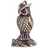 Ornement hibou suspendu fait main : créez un cadeau unique pour vos proches avec ce pendentif de style vintage. décoration hibou vintage
