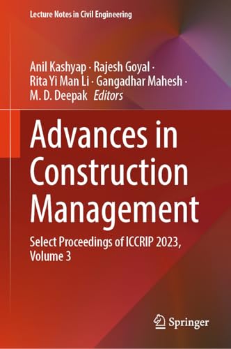 Advances in Construction Management ICCRIP 2023 Vol 3 Lecture Notes Book 618