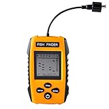 GYAM Buscador De Peces De Mano Kayak De Pesca Portátil Sonda De Eco Visible con Transductor De Sonda Y Pantalla LCD para Pesca En Hielo Pesca En El Mar