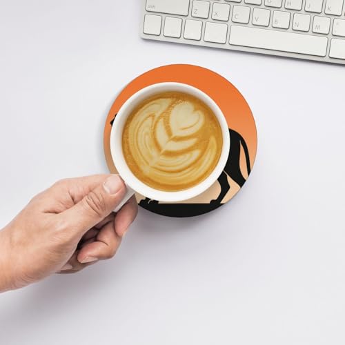 Sous-verres céramique absorbants avec support pour table basse - 7