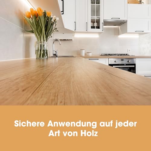 Holzreiniger (250ml) | Holzpflegemittel zum Restaurieren und Reinigen von Holzfußböden, Möbeln, Jalousien, Türen, Terrassen, Holzdecks und vielen anderen Holzoberflächen
