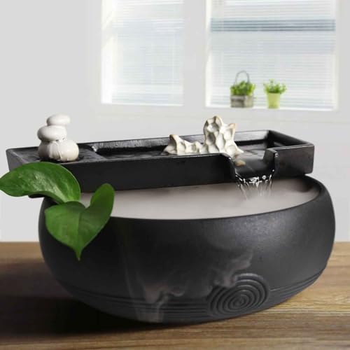 Fuente de cascada interior con atomizador y efecto relajante KRXSOBNV 3