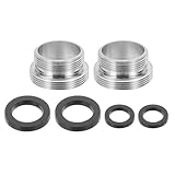 QUARKZMAN 2Pc Adattatore Aeratore Rubinetto, M26 Maschio A M22 Maschio Con Guarnizione, Lunghezza 13mm