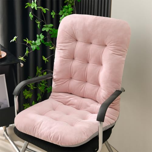 UNWAAT Rocking Chair Cushions High Back Patio Cushion Non-Slip Bottom Tufted Seat Pads with Ties Office Chair Pads Seat Cushion
