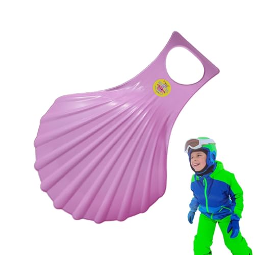 Ice Racer - Trineo de Cuesta Abajo, Resistente al frío, Deslizador de césped de Fuerte con Mango Flexible para trineos al Aire Libre