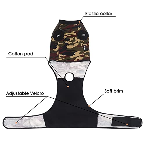 Image of Jiupety Dog Recovery Suit Adjustable, Dogs Bodysuit for Abdominal Wound After Surgery, Substitute E-Collar, L Size, Anti-Licking Surgical Dog Onesies, Camo