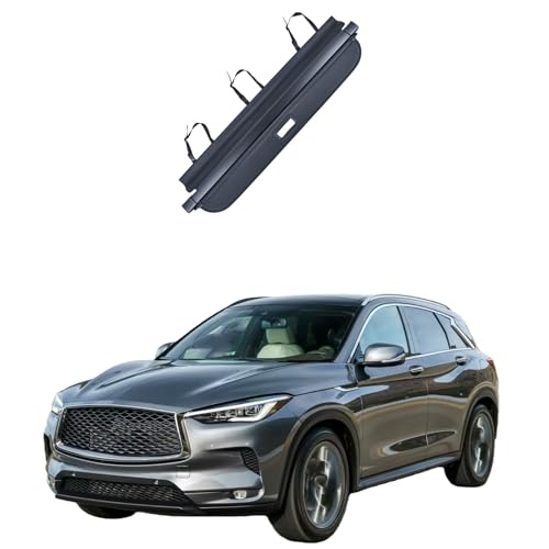 Retractable Car Cargo Cover for Infiniti QX50 2018-2024 with Rear