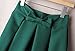 Hanlolo Fashion Women Girls Cute Skirts Bow High Waist A Line Skirts Dress Green