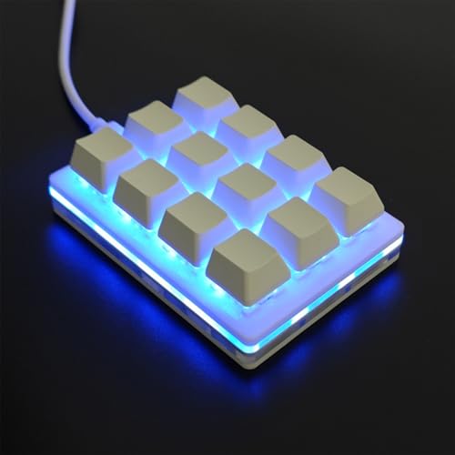 Clavier macros ergonomique 12 touches filaire Type-C et rétroéclairage RVB