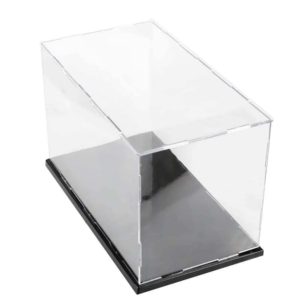 Vitrina acrílica Transparente a Prueba de Polvo, Caja de presentación acrílica for Figura acción, Modelo muñeca Coche Anime, 40x20x20cm