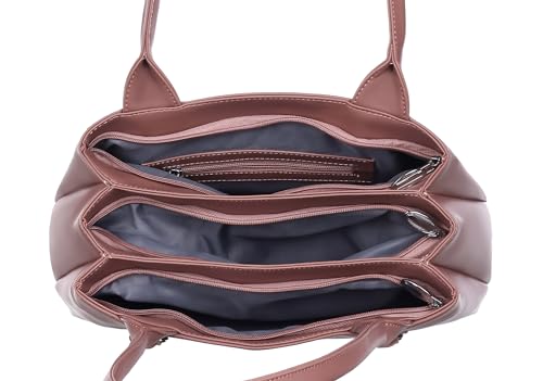 Image of Large Capacity Tote Bags For Womens Big Purses And Handbags Ladies Big Shoulder Bag (Marooon)