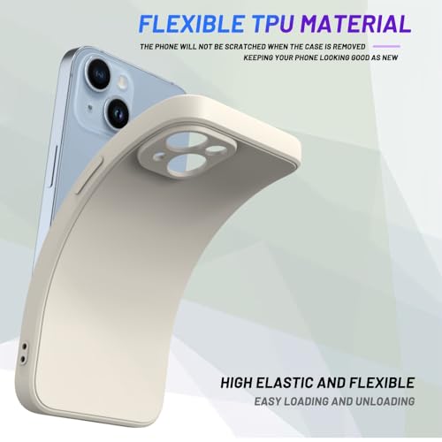 Image of for iPhone 15 Plus Case White, Scratch Resistant with Soft Touch, Slim Thin Phone Cover for iPhone 15 Plus 6.7 inch