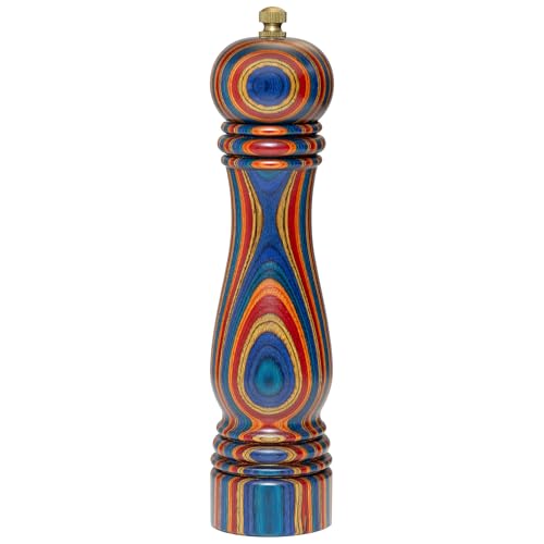 Baltique Montego Bay Pepper Grinder – 8 Inch Colorful Wooden