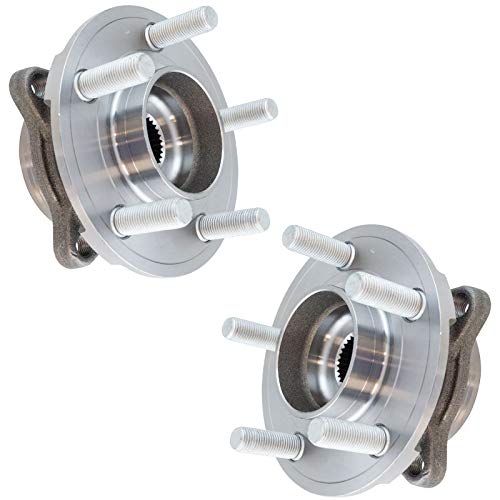 Image of TRQ 2 Piece Rear Wheel Bearing & Hub Assembly Set Compatible with 2017-2018 Ford GT 2015-2023 Mustang