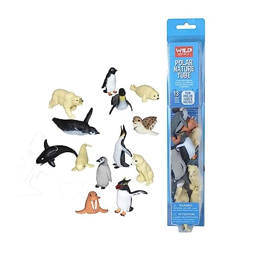 Wild Republic - Animales Polares, Juguete colección Nature Tube, 32 cm (12888)
